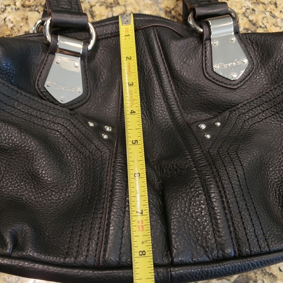 Tignanello Black Hand Bag 8" x 14" - Picture 3 of 10